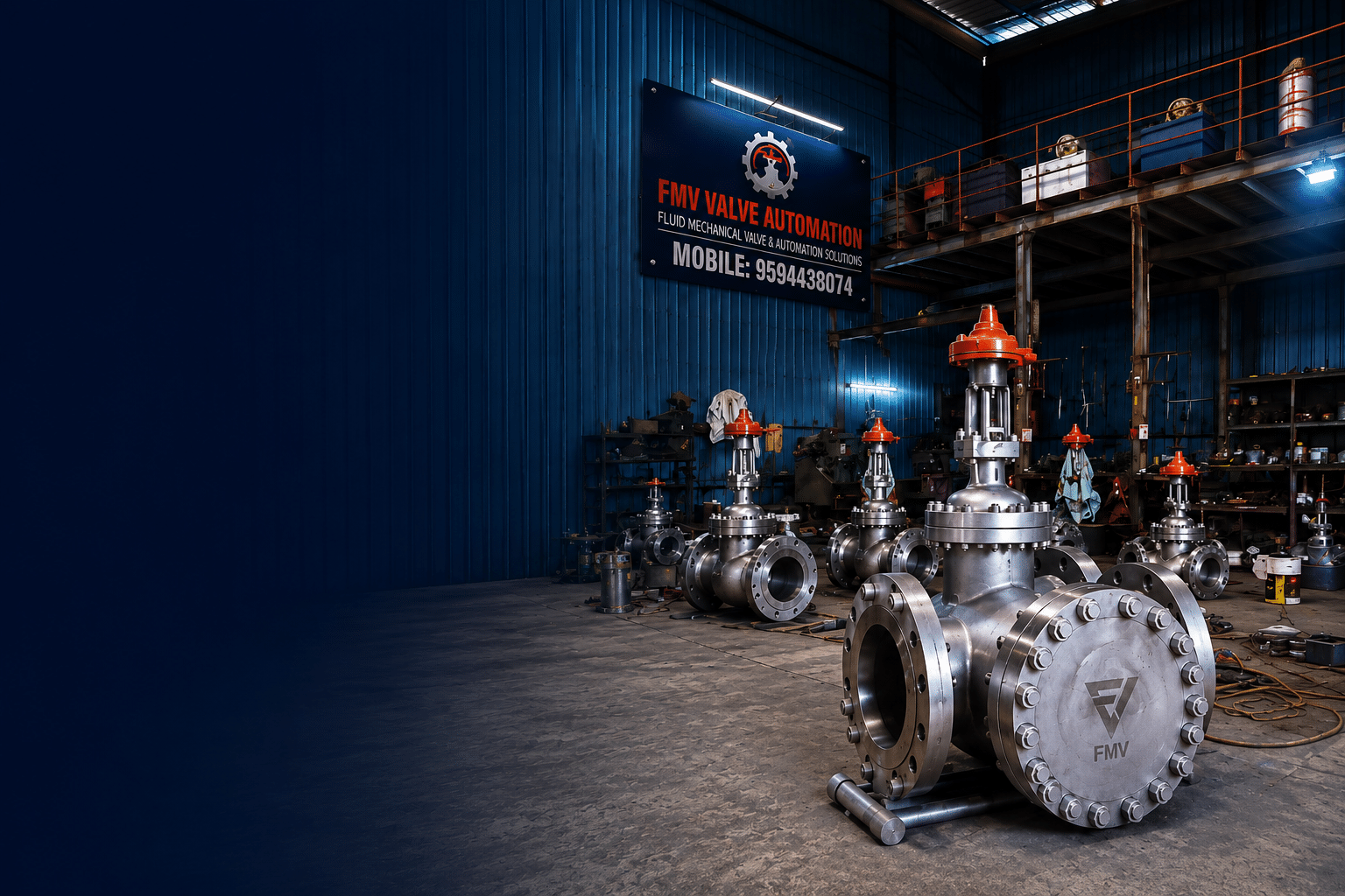 FMV Valve Automation industrial valve manufacturing facility