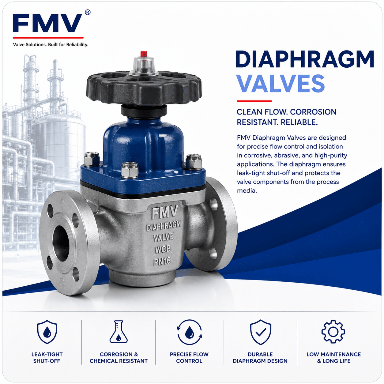 Industrial Diaphragm Valve